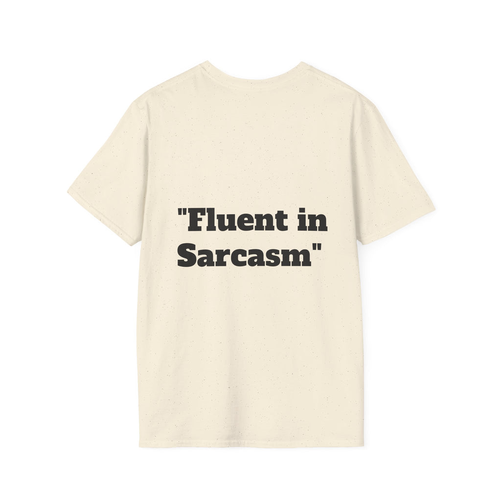 Minimal Black Tee — Subtle Embossed Design