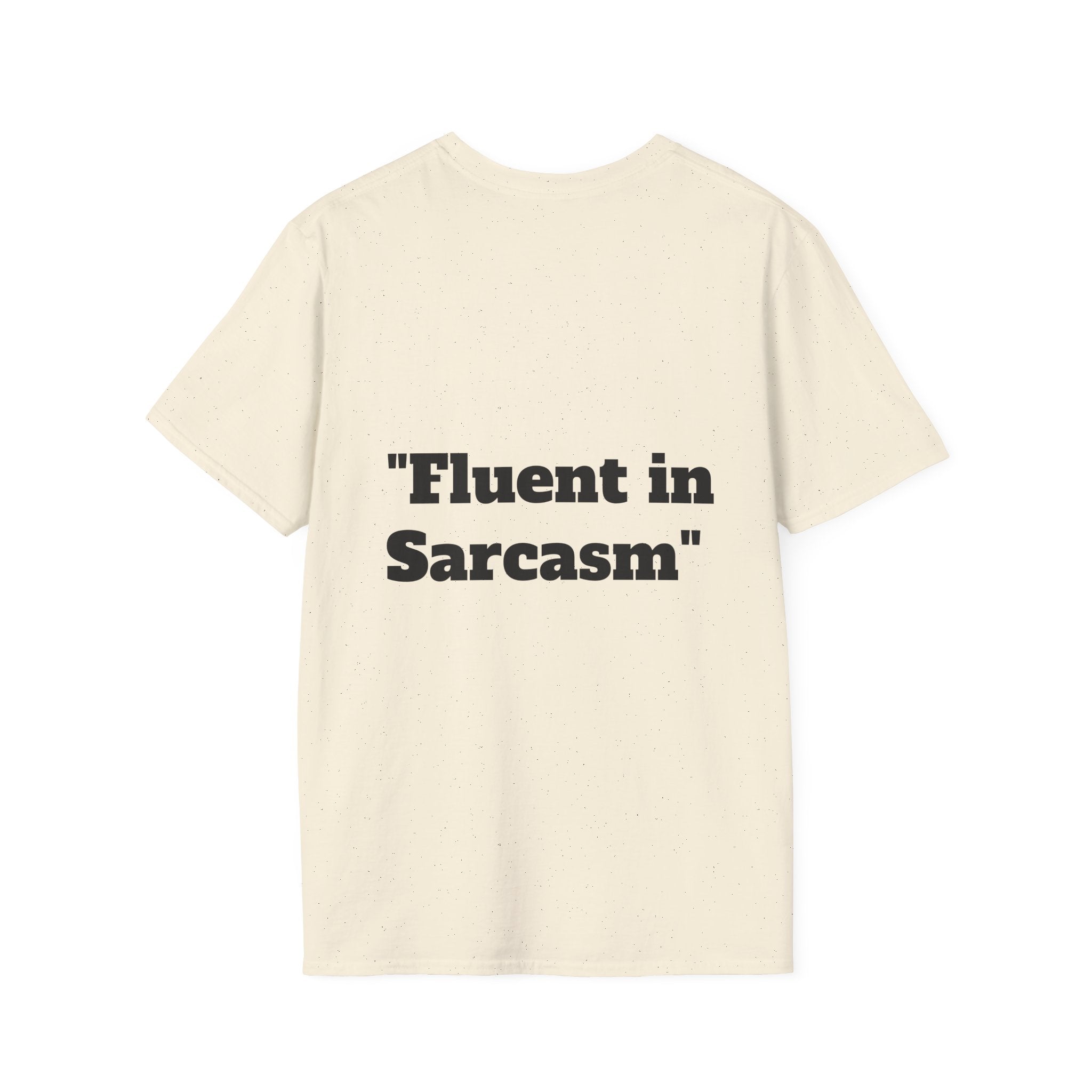 Minimal Black Tee — Subtle Embossed Design