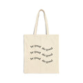 Canvas Tote Bag — "Be Good Do Good" Minimalist Eco-Friendly Grocery & Everyday Bag
